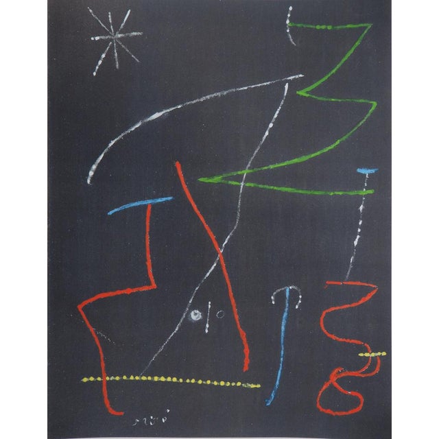 Joan Miro, Bird in the Night, Lithograph For Sale - Image 6 of 6
