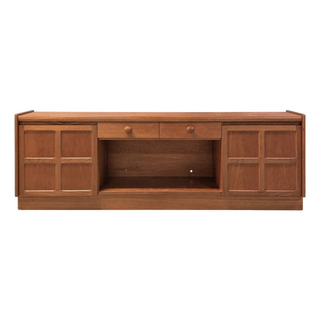 Nathan, Squares Media Sideboard, Teak, United Kingdom, 1960s For Sale