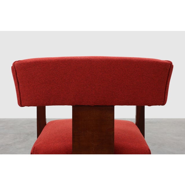 Art Deco Red Chair, Belgium, 1920 For Sale - Image 12 of 13