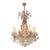 Antique Louis XV Revival Tradition Crystal Chandelier Brass and Metal 8 Lights For Sale