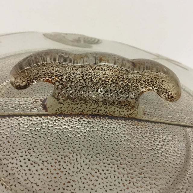 Antique Glass Covered Frying Pan For Sale - Image 5 of 11