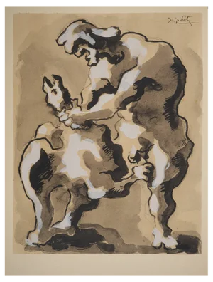 Jacques Lipchitz, The Vulture, Original Lithograph