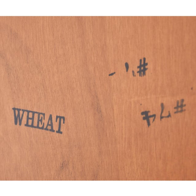 1950s Restored Mid-Century Modern Heywood Wakefield China Cabinet Bookcase on Hairpin Legs For Sale - Image 6 of 14