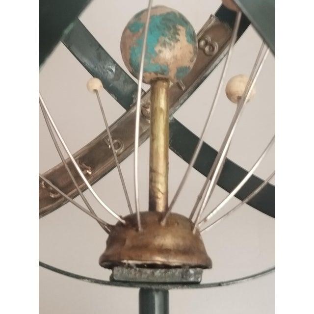 Vintage Industrial Scientific Planetary Armillary Sphere, 1930s-1940s For Sale - Image 4 of 10