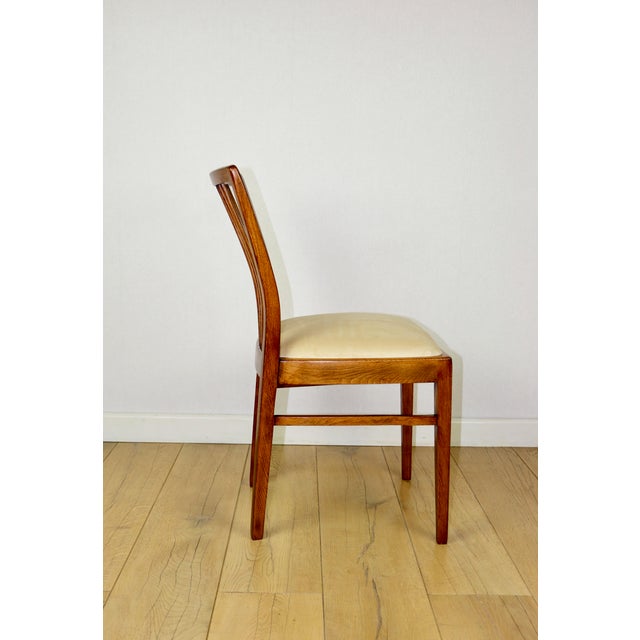 Vintage Chairs in Beige Velvet, 1970, Set of 4 For Sale - Image 11 of 14