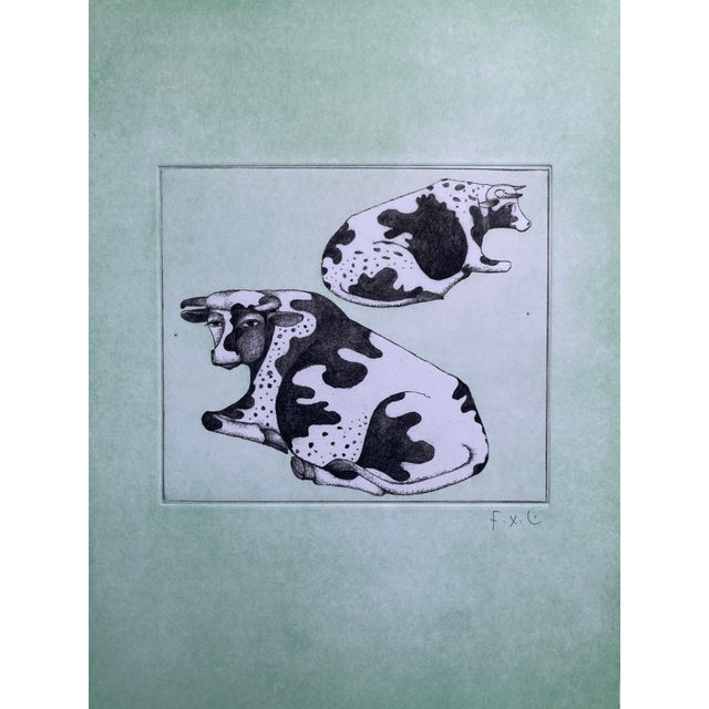 François-Xavier Lalanne, The Cows, Photogravure For Sale - Image 10 of 10