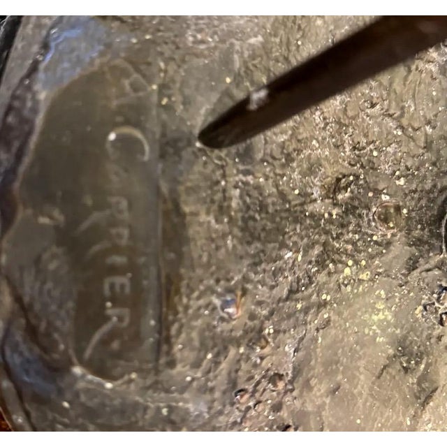 Antique 25” Signed 19th Century French Bronze Sculpture The Landsknecht Cavalier by Albert-Ernest Carrier Belleuse This...