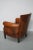 Brown Vintage Dutch Club Chair in Cognac Colored Leather For Sale - Image 8 of 14