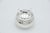 Spherical Sugar Bowl in Silver For Sale - Image 5 of 5
