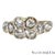 Metal 1910s 14k (585) White Gold Natural Rose Cut 1.4 Ct White Diamond, Size 5.5 For Sale - Image 7 of 18