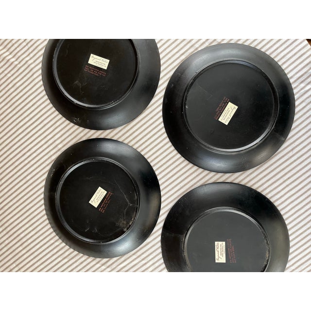 Vintage Raymond Waites Chinoiserie Plates - A Set For Sale - Image 10 of 10