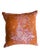 Orange & Pink Toile Throw Pillow Cover For Sale