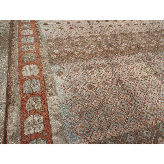 Rustic Galerie Shabab Collection Mid-20th Century Persian Veece Carpet For Sale - Image 3 of 8