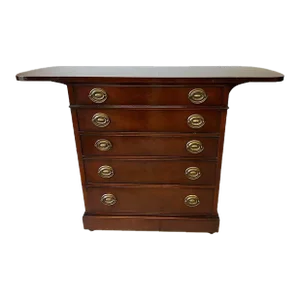 Mid 20th Century Drexel “ New Travis Court Collection “ Mahogany Drop-Leaf Serving Chest of Drawers.