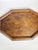 Gold 20th Century Wooden and Metal Tray, France For Sale - Image 8 of 12