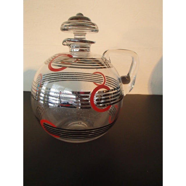 Art Deco Carafe with Geometric Pattern For Sale - Image 6 of 13