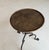 2020s Vintage-Inspired Spanish Iron Drinks Table on a Tripod Base For Sale - Image 5 of 10