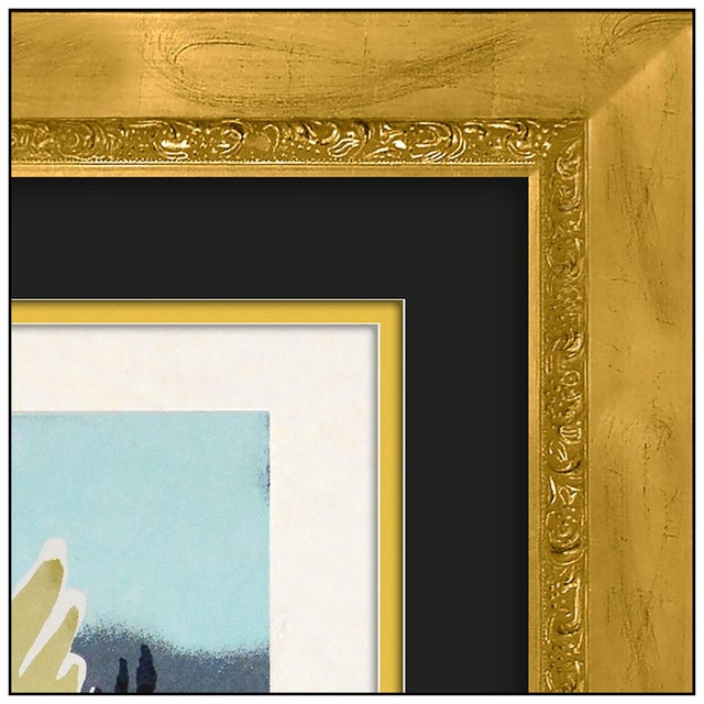 1979 the Poet Advises the Maiden Surrealism Yellow Lithograph Salvador Dalí For Sale In Minneapolis - Image 6 of 6