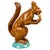 French Country Large Terracotta Majolica Squirrel Bavent Normandy For Sale - Image 3 of 5