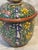 Vintage Benjarong Porcelain Lidded Vessel For Sale - Image 4 of 13