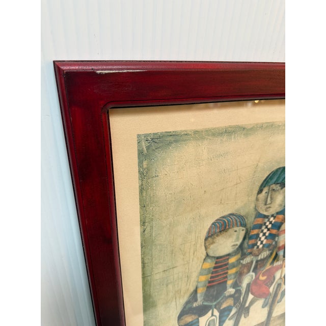 Brown Graciela Rodo Boulanger "Tour De France" Signed Print, Framed For Sale - Image 8 of 12