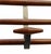 Wood and Chrome-Plated Metal Wall Coat Rack, Italy, 1960s For Sale - Image 4 of 6