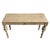 Sanded Oak Turned Leg Desk For Sale - Image 4 of 6