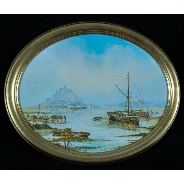 Henry Woodward, St Michaels Mount Cornwall, Oil Painting, Framed For Sale - Image 4 of 6