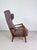 Mid-Century Modern Danish Wingback Lounge Chair by Soren Hansen for Fritz Hansen, 1950s For Sale - Image 3 of 6