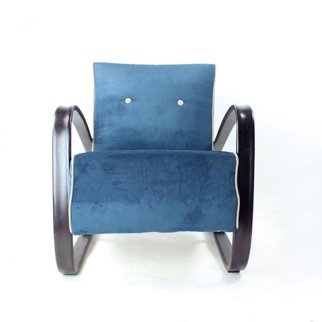 H 269 Armchair attributed to Jindřich Halabala for Up Závody, Former Czechoslovakia, 1920s For Sale - Image 13 of 14