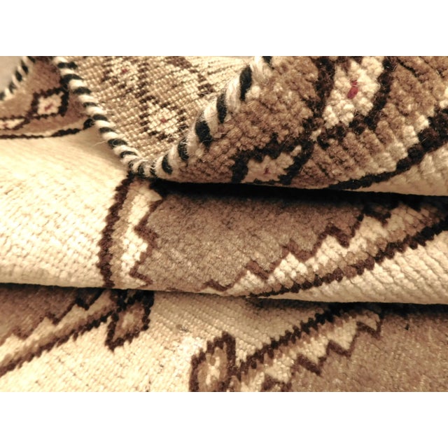 Vintage Handmade Persian Gabbeh Rug in Neutral Tones. 4'x 7'8" For Sale - Image 10 of 12