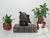Vintage female figure bookend sculpture. No makers mark. Overall age wear.