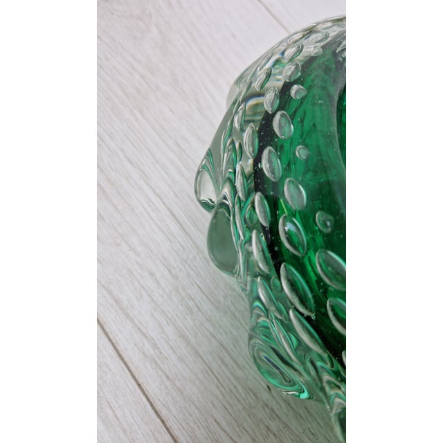 Empty Pocket in Green Murano Glass For Sale - Image 4 of 10