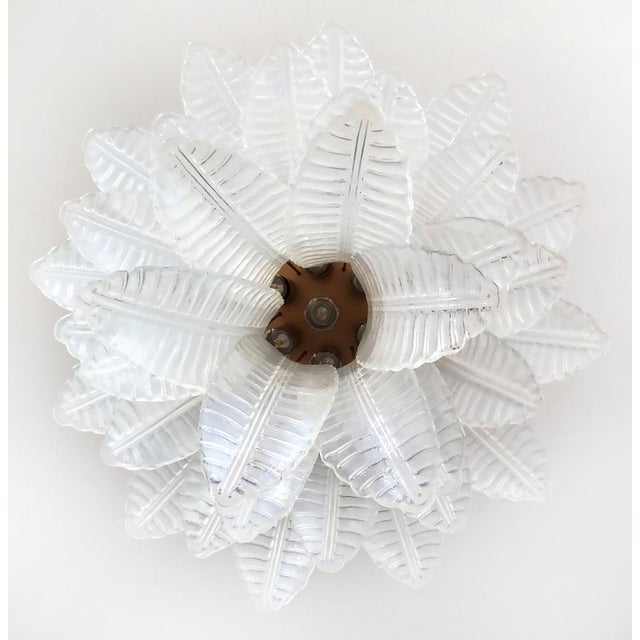 Vintage Italian Murano Glass Chandelier, 1980 For Sale - Image 10 of 18