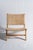Reclining Armchair in Natural Wood and Woven Rattan For Sale - Image 10 of 18