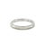 Vintage 1960s Platinum Milgrain Wedding Band, Stacking Ring, Size 4.5 For Sale - Image 4 of 11