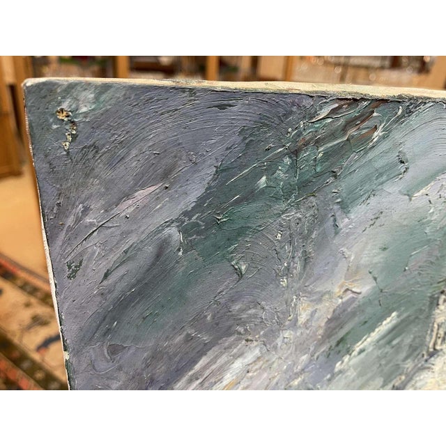 1960s Benoît Gebelin, A District of Paris, 1960s, Oil on Canvas For Sale - Image 5 of 8