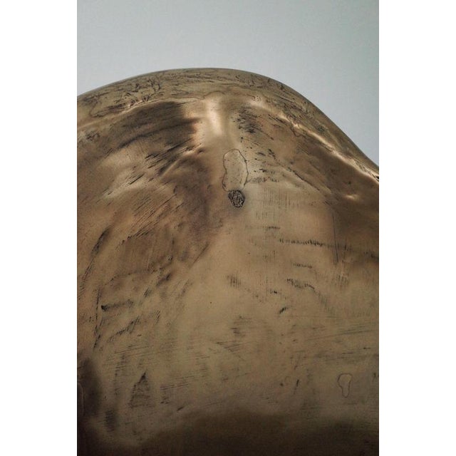 Contemporary Toi & Moi Loveseat in Polished Brass Resin Over Inox by Atelier Ellery For Sale - Image 3 of 12