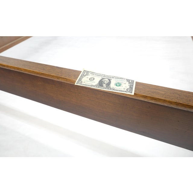 Antique c1940s Wooden Four-Poster Queen Size Canopy Bed Frame Mint For Sale - Image 9 of 18