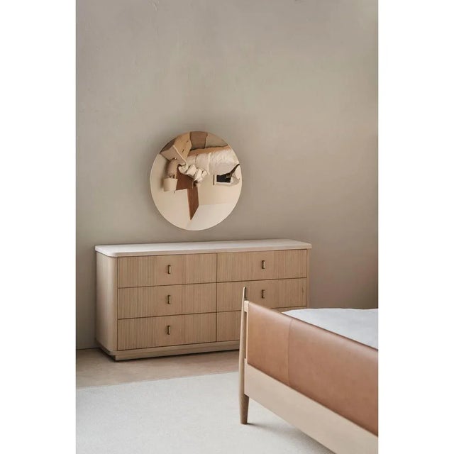 2020s Leather King Bed Frame For Sale - Image 5 of 9