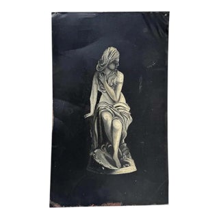 Vintage Painted Metal Panel After Lombardi’s Susanna For Sale