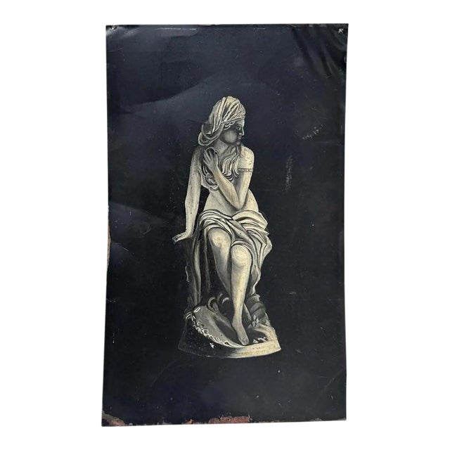 Vintage Painted Metal Panel After Lombardi’s Susanna For Sale
