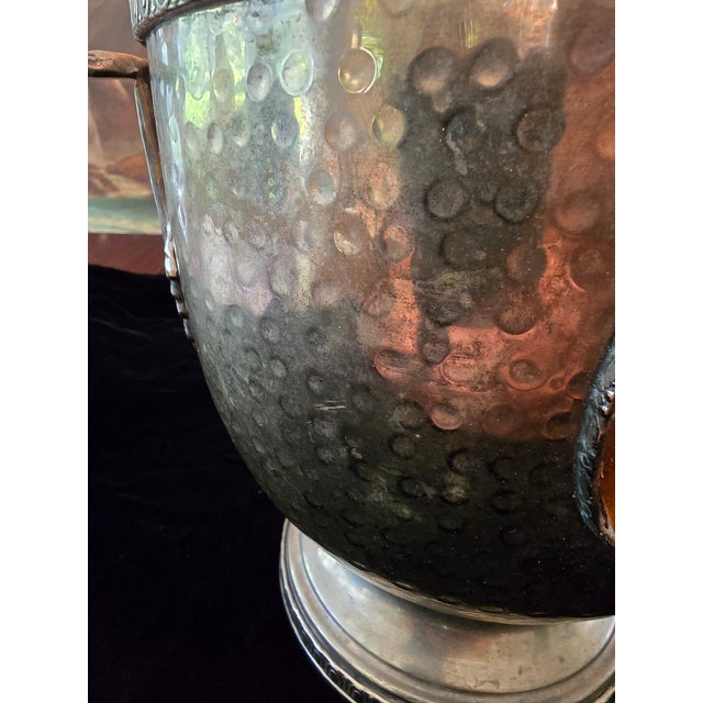 1930s Vintage Pre Mid Century Christofle Style Champagne Bucket For Sale - Image 5 of 13