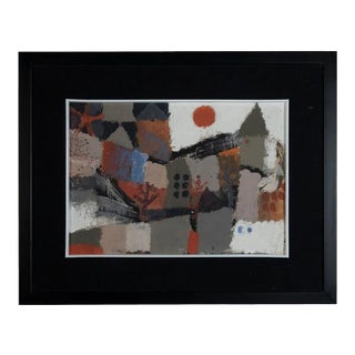 Sergio Barletta - Winter Landscape - Watercolor and Tempera - 1970s For Sale