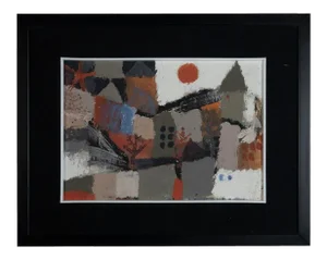 Sergio Barletta - Winter Landscape - Watercolor and Tempera - 1970s