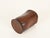 Italian Brown Curved Leather Pen Holder by Nova Tecno, Italy, 1950s For Sale - Image 11 of 12