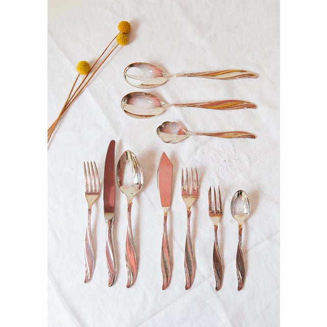 Polish Cutlery Set for Six by Hefra Amerykański, 1990s, Set of 40 For Sale - Image 3 of 16