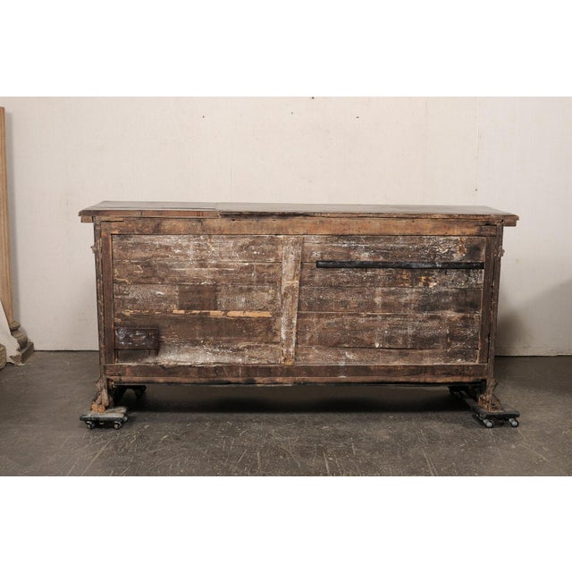 18th Century Early 18th C Italian Diamond Panel Credenza For Sale - Image 5 of 11