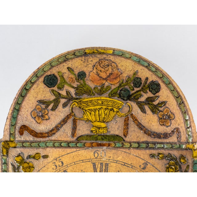 Ceramic Roger Capron Vallauris “Cercle Du Soleil” Ceramic Wall Clock, 1970s For Sale - Image 7 of 12