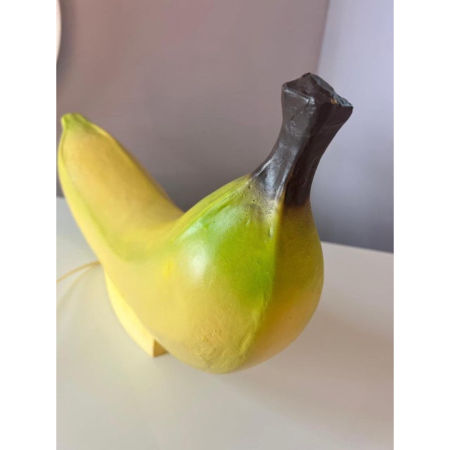 Yellow Pop Art Banana Table Lamp from Heico West Germany, 1970s For Sale - Image 8 of 11
